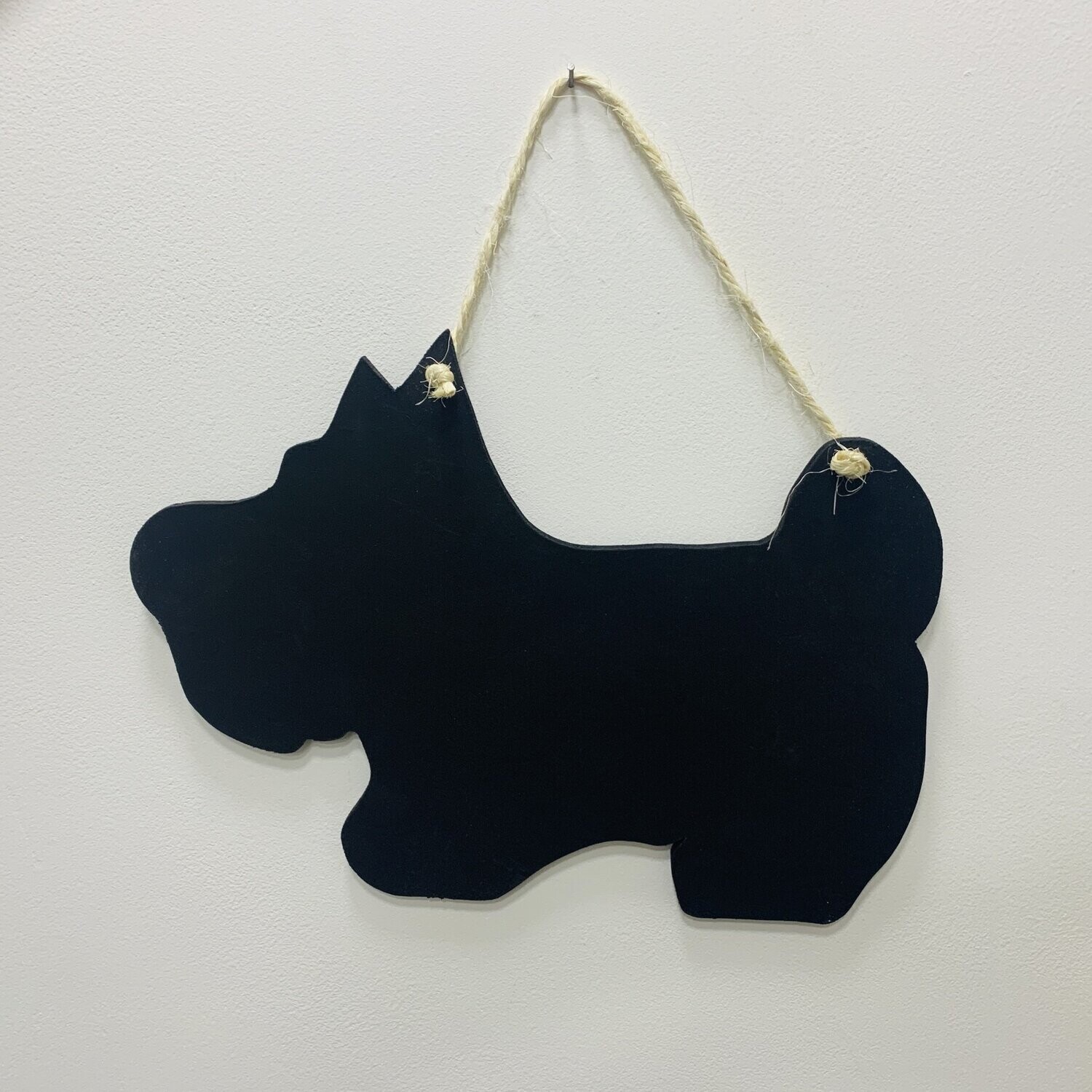 Scottie dog blackboard-chalkboard