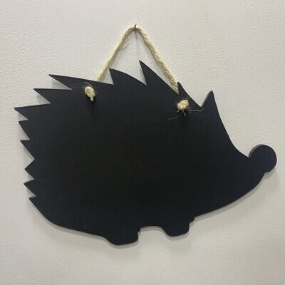 Hedgehog blackboard-chalkboard