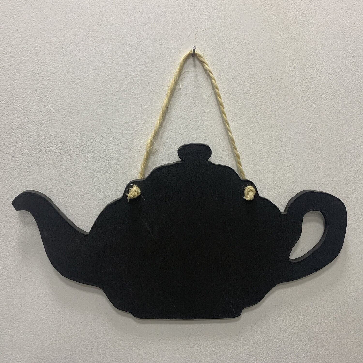 Tea pot blackboard-chalkboard