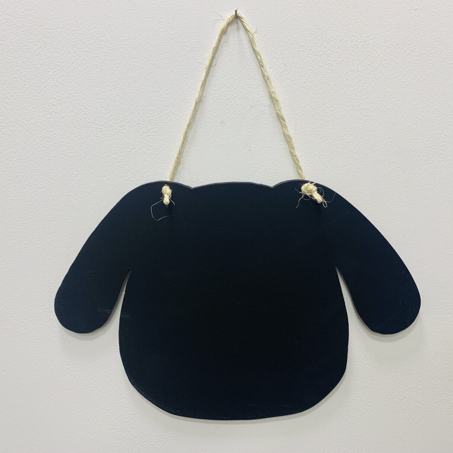 Dog face shaped blackboard-chalkboard