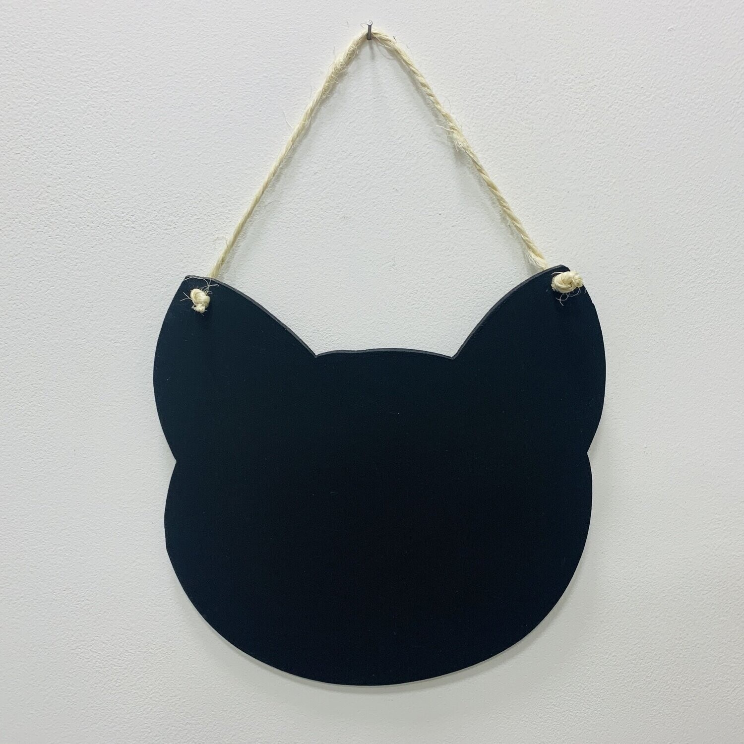 Cat face shaped blackboard-chalkboard