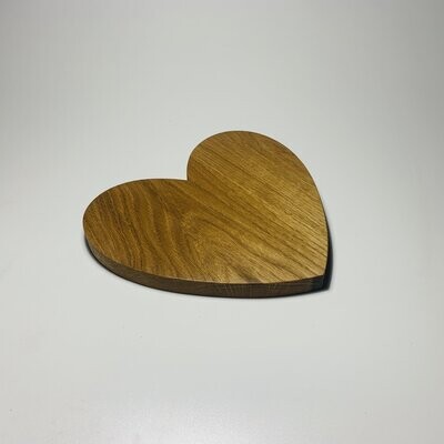 Heart shaped serving platter-cheese board
