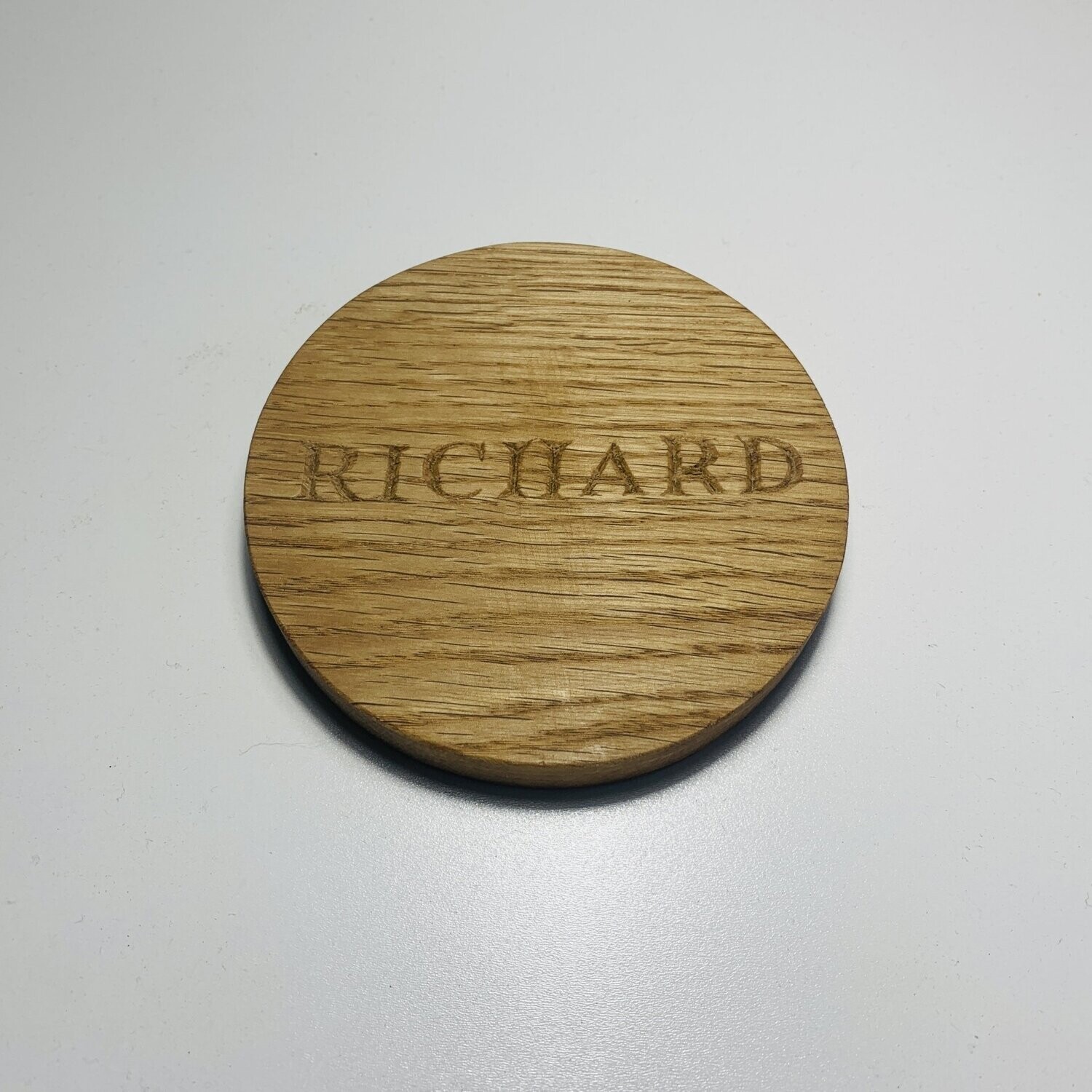 Personalised round coaster