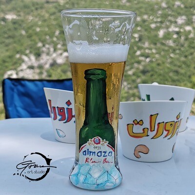 Almaza Slim Beer Mug