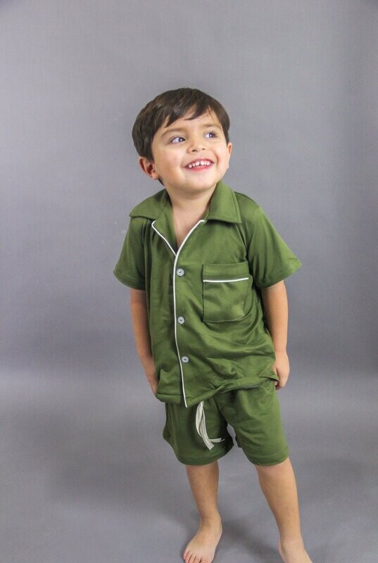Conjunto Algodón Shorts Niños