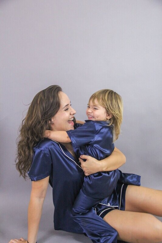 Conjunto Satín Shorts Niños