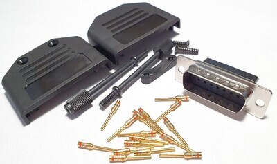 DB15 Crimp pin plug