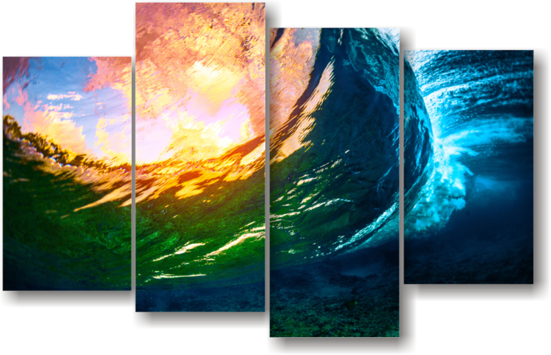 Eye of the Wave - Split Canvas Print