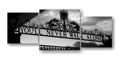 Never Walk Alone - Split Canvas Print