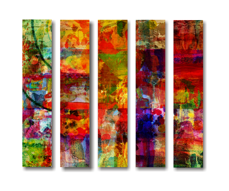 Abstract Artwork - Split Canvas Print