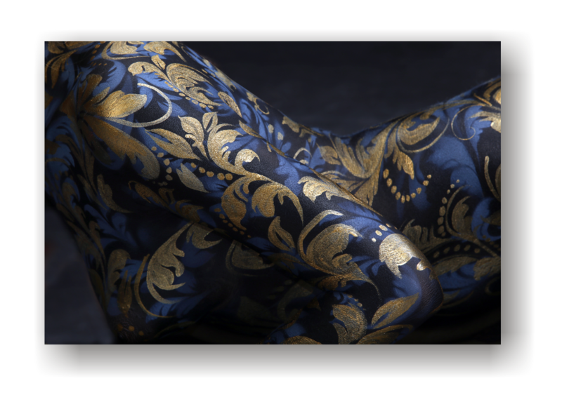 Painted Body Canvas Print