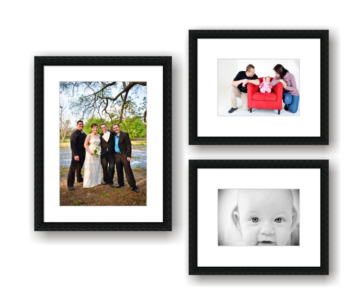 Custom Modern Portrait Photo Frame