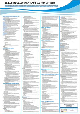 Skills Development Act Labour Law Poster/Chart - SDA - 2025 - A1 Laminated Summary of the Skills Development Act - A1 Laminated Labour Law Poster/Chart - SDA - 2025