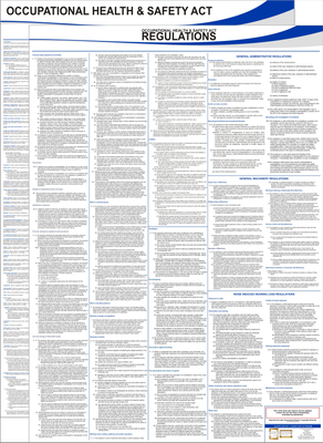Occupational Health & Safety Act Poster/Chart - EEA - 2025 - A1 Laminated Labour Law poster A1 Laminated Occupational Health & Safety Act Labour Law Poster/Chart A1 - OHSA - 2025 - Summary