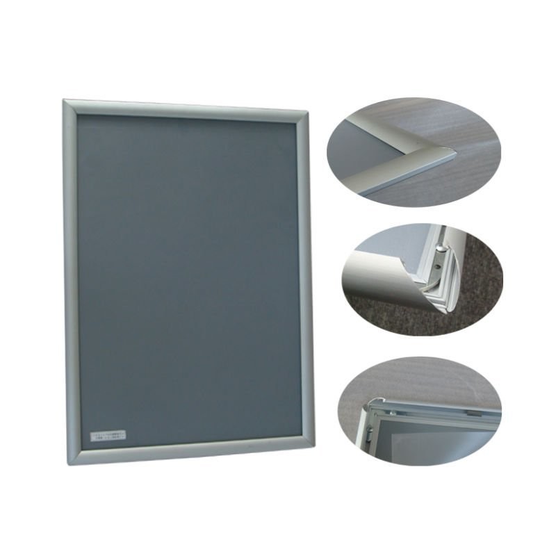 Aluminium Clip/Clippa/Snapper Style frame – a stylish, durable frame designed for easy poster and notice display, featuring a snap-on front for quick and convenient print changes.