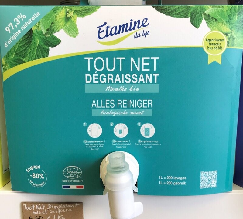dégraissant- Etamine