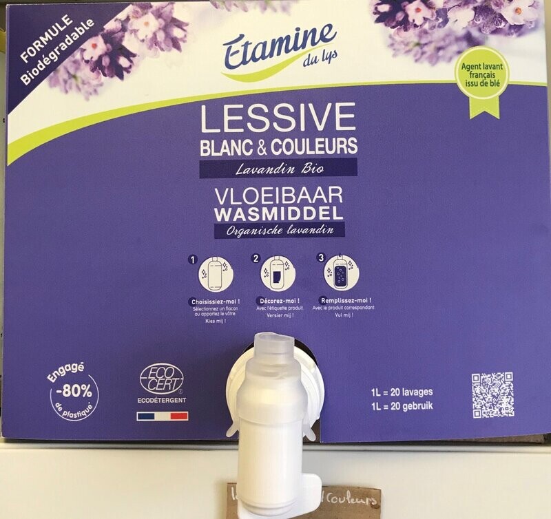 lessive blanc et couleur- Etamine