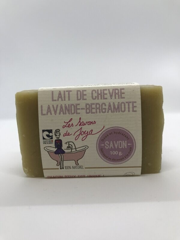 Les savons de Joya 
Lait de chèvre - Lavande - Bergamote