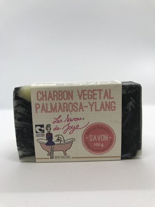 Les savons de Joya 
Charbon - Végétal - Palmarosa - Ylang