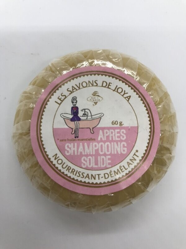 Les savons de Joya 
Après shampooing Démêlant et nourrissant