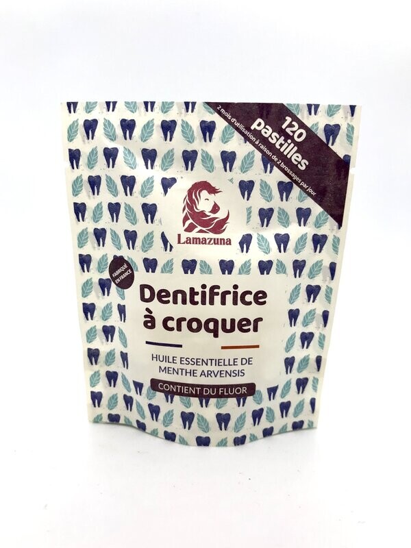 Lamazuna 
Dentifrice à croquer Menthe Arvensis