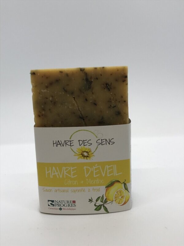 Havre des Sens 
Savon Havre d’Éveil Citron - Menthe