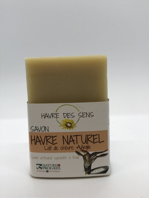 Havre des Sens 
Savon Havre Naturel Lait de chèvre - Argile