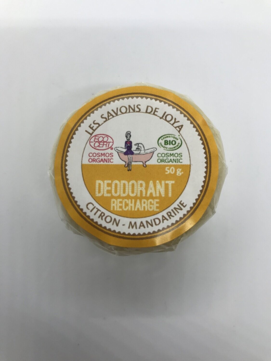Les Savons de Joya 
Recharge Déodorant Citron - Mandarine