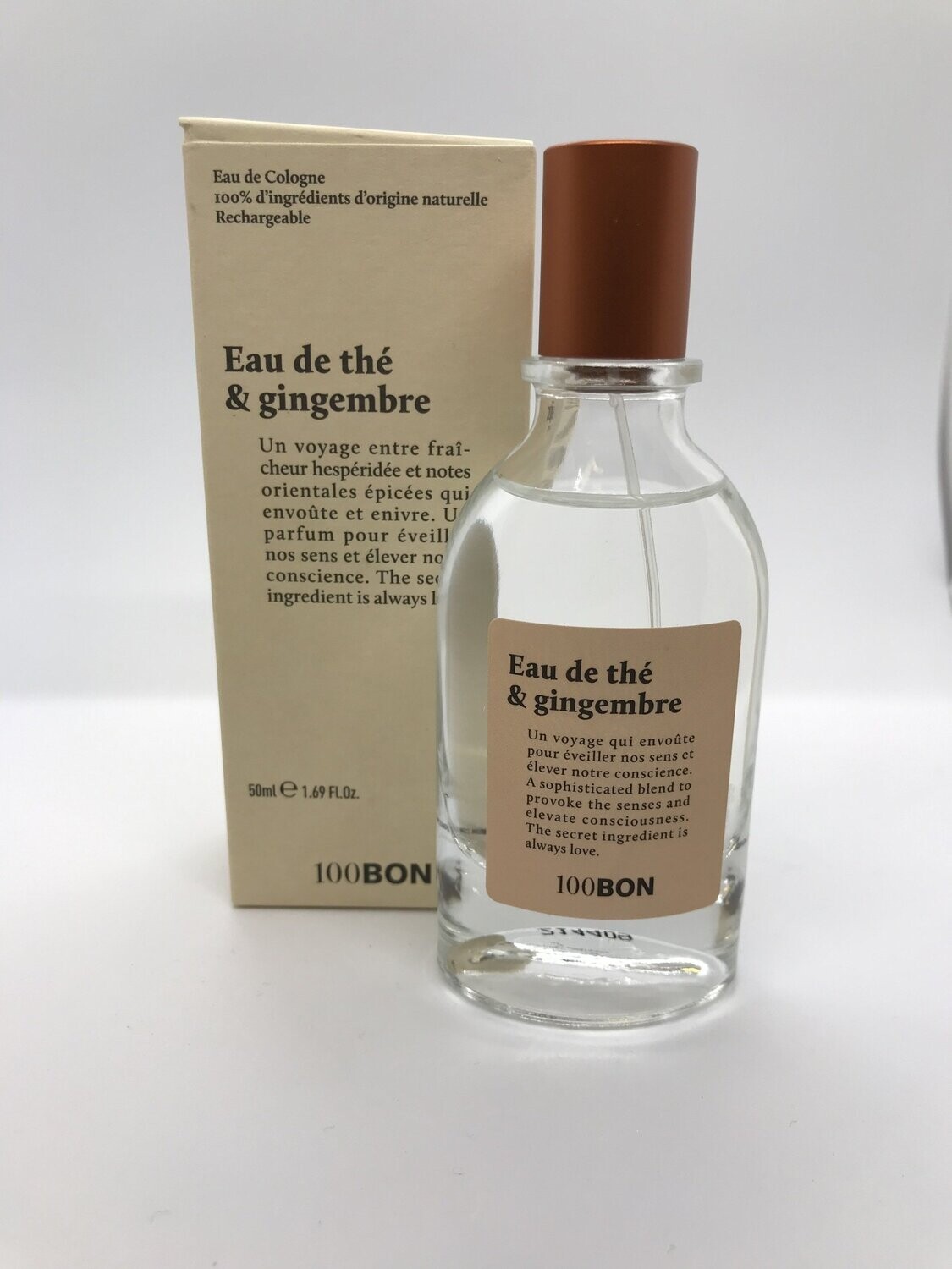 100Bon
Parfum Rechargeable Eau de Thé & Gingembre