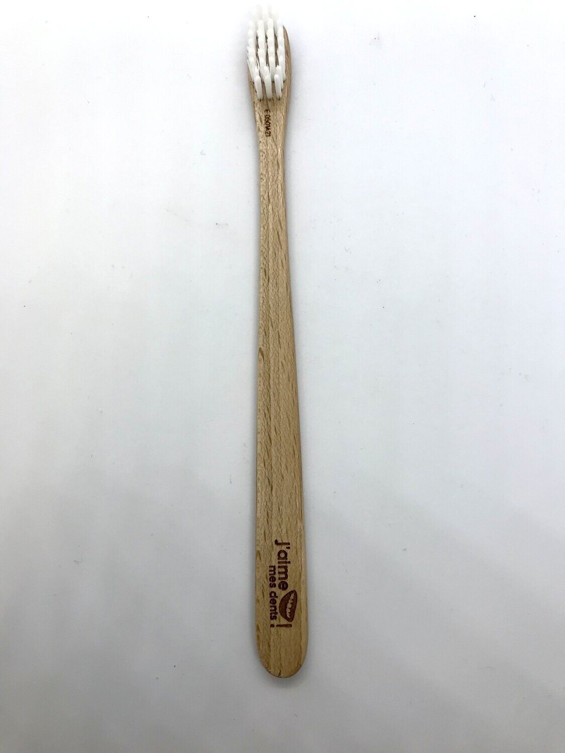 J'aime mes dents ! 
Brosse à dents adulte  Hêtre - Souple