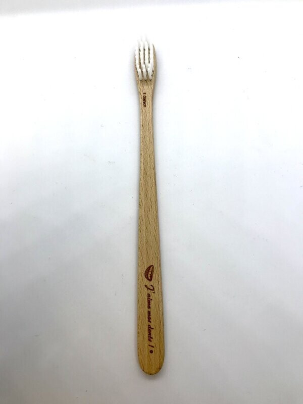 J'aime mes dents !
Brosse à dents adulte Hêtre - Medium