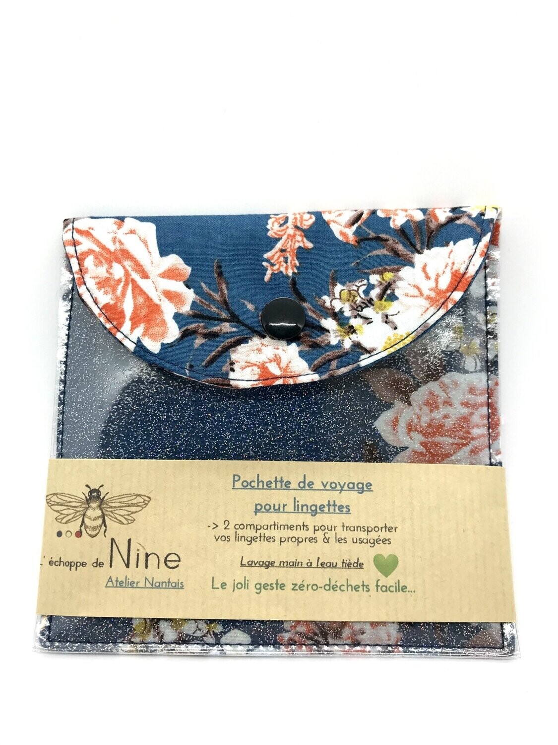 Nine 
Pochette de voyage pour lingettes