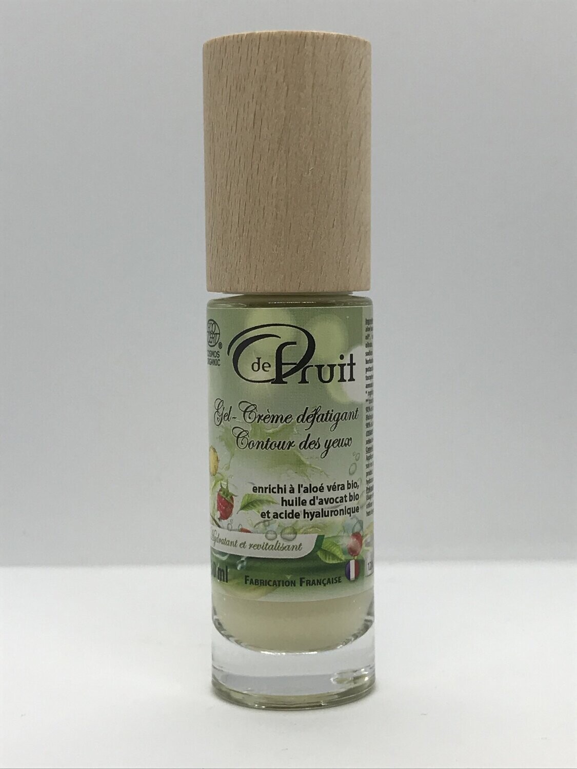 Gel, crème défatigant contour des yeux O de fruit