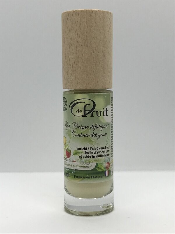 Gel, crème défatigant contour des yeux O de fruit