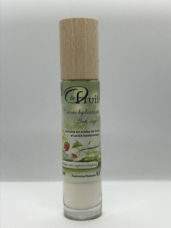 Crème hydratante anti-âge O de fruit