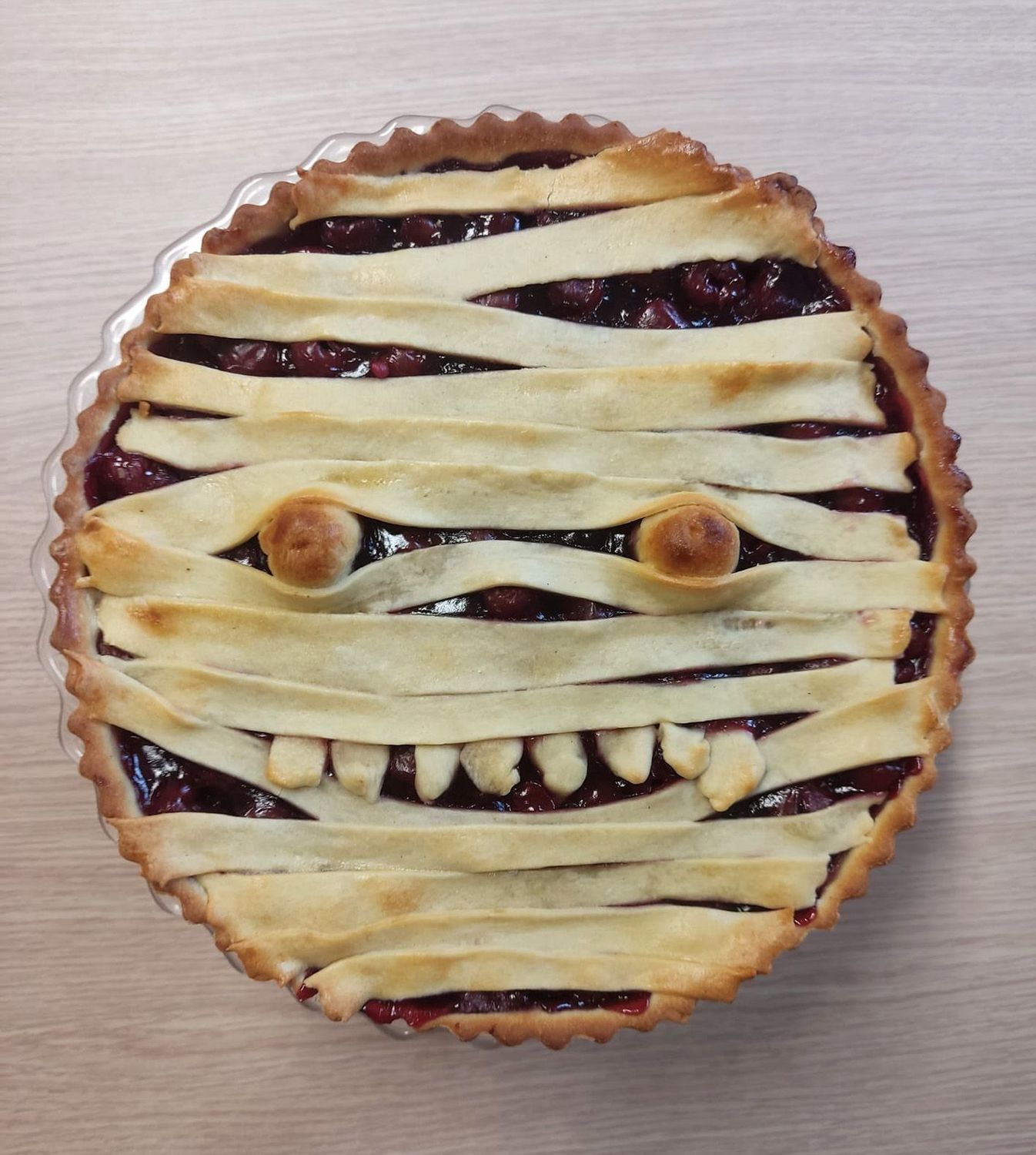 Mummie kersentaart groot