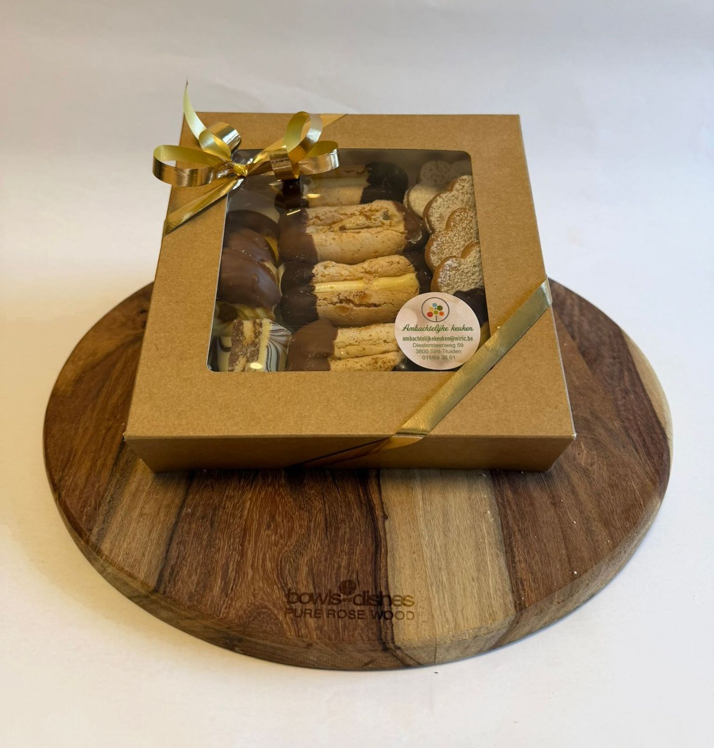 Geschenkkoekjes •	Kruimelkistje