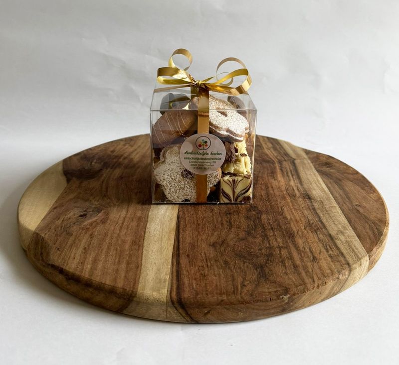 Geschenkkoekjes •	Mica doosje