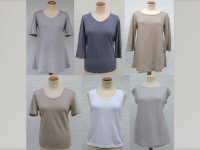 reduzierte Leinen-Shirts und Jacken