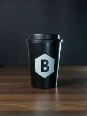 Baked Black Coffee Cup