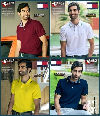Camisetas Tipo Polo Hombre