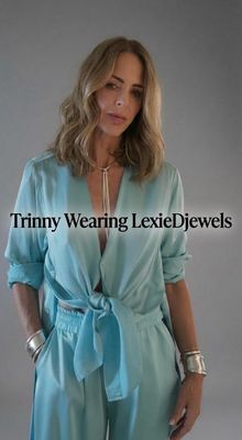 Long Strand Silver Lariat Necklace | Tassel Drop Necklace | As Worn &amp; Purchased by Trinny Woodall