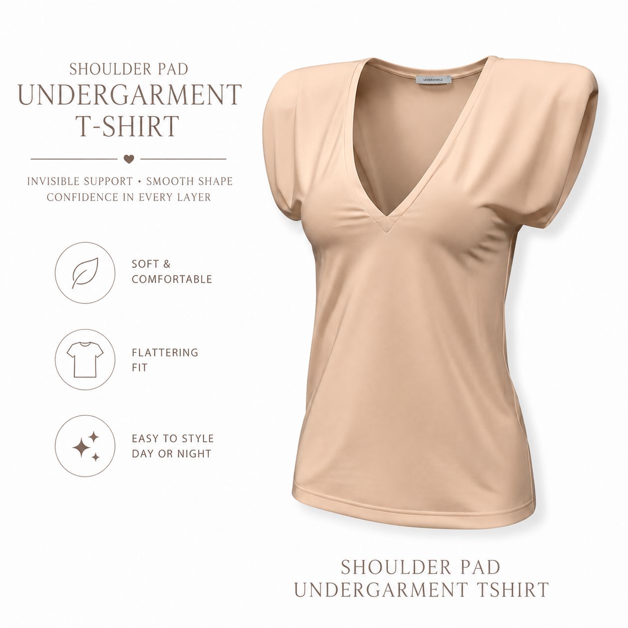 Trinny Shoulder Pad Tshirt