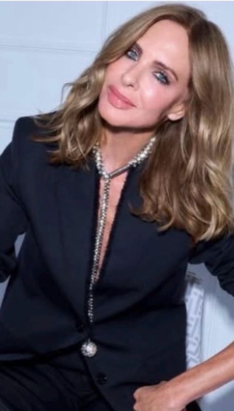Trinny Crystal Long Ball Lariat Necklace