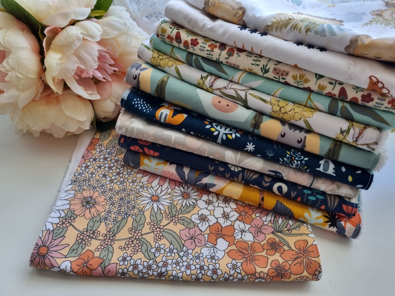 Baby Burp Cloths - Boy