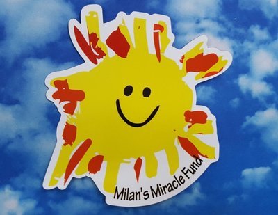 Milan's Miracle Fund Cut-Out Magnet