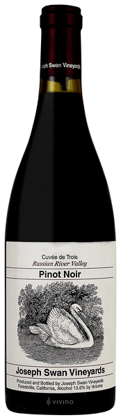 Joseph Swan Vineyards Cuvee de Trois Pinot Noir 2019 (750 ml)
