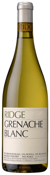 Ridge Vineyards Grenache Blanc 2023 (750 ml)