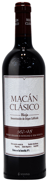 Benjamin de Rothschild - Vega Sicilia Macan Clasico 2020 (750 ml)