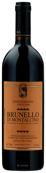 Conti Costanti Brunello di Montalcino 2017 (750 ml)